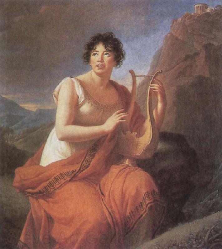 VIGEE-LEBRUN, Elisabeth Mme de Stael as Corinne